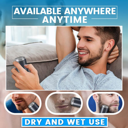 Compact, washable electric shaver