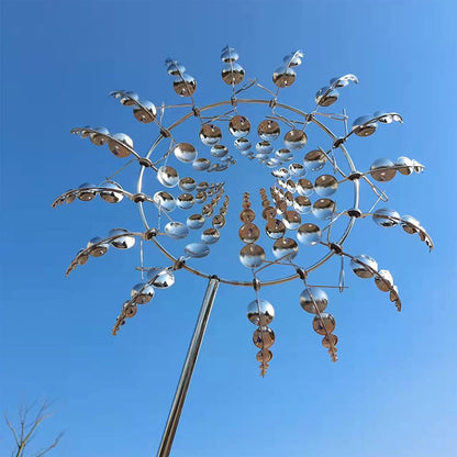 Metal wind chime for the garden