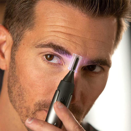 Precision Eyebrow Trimmer | Ultra-thin Electric Detail Shaver | Black