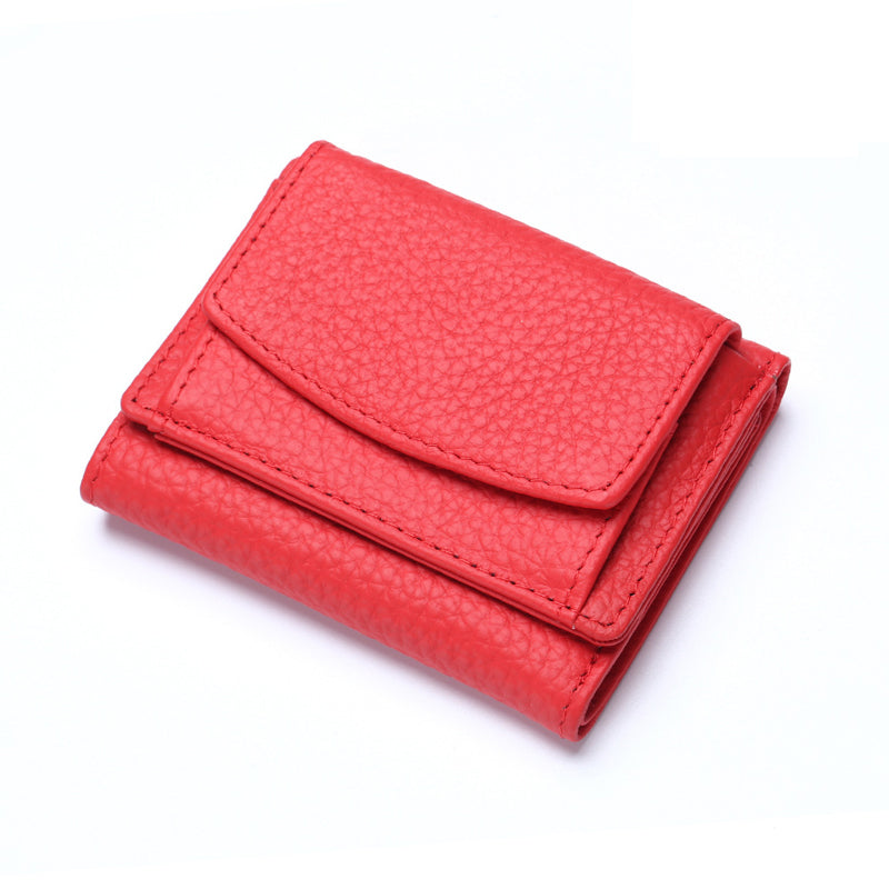 Handcrafted RFID wallet made of soft leather