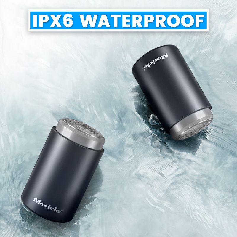 Compact, washable electric shaver