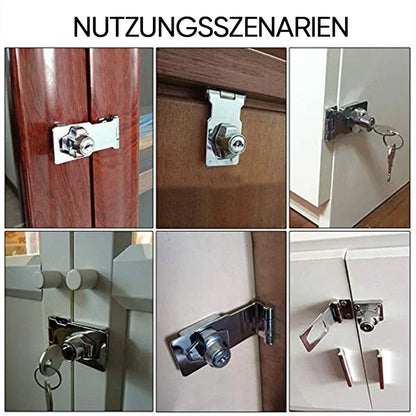 Door lock bolt | Installation without drilling with key