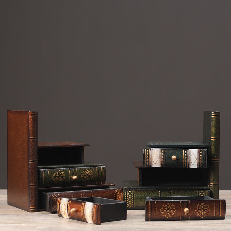 Vintage Leather Bookends Homeandso