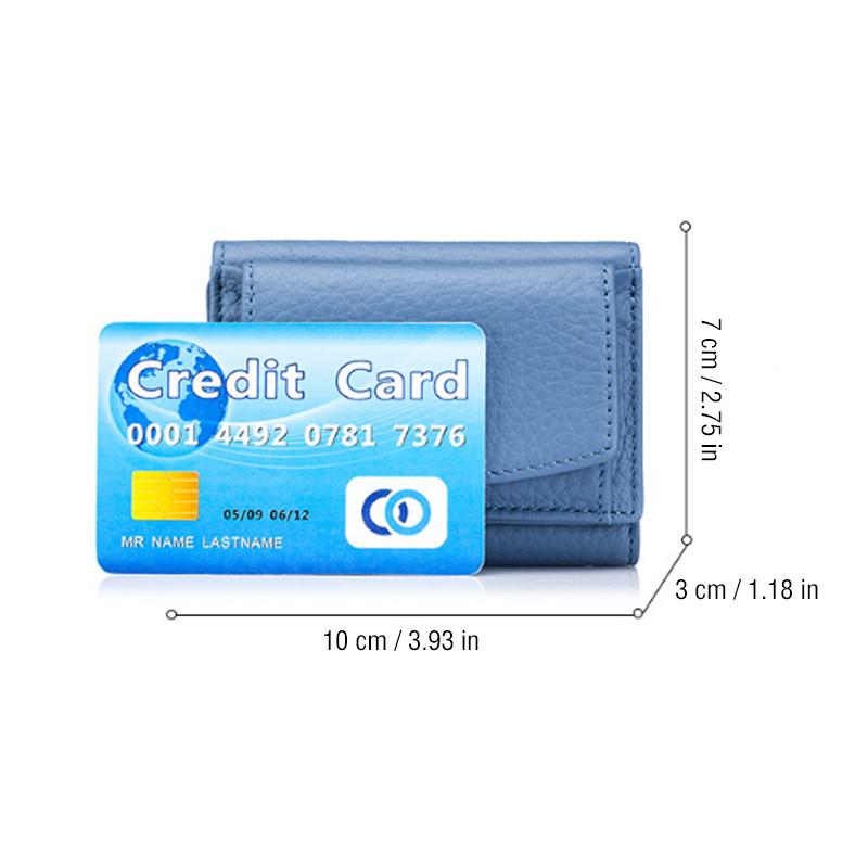 Handcrafted RFID wallet made of soft leather