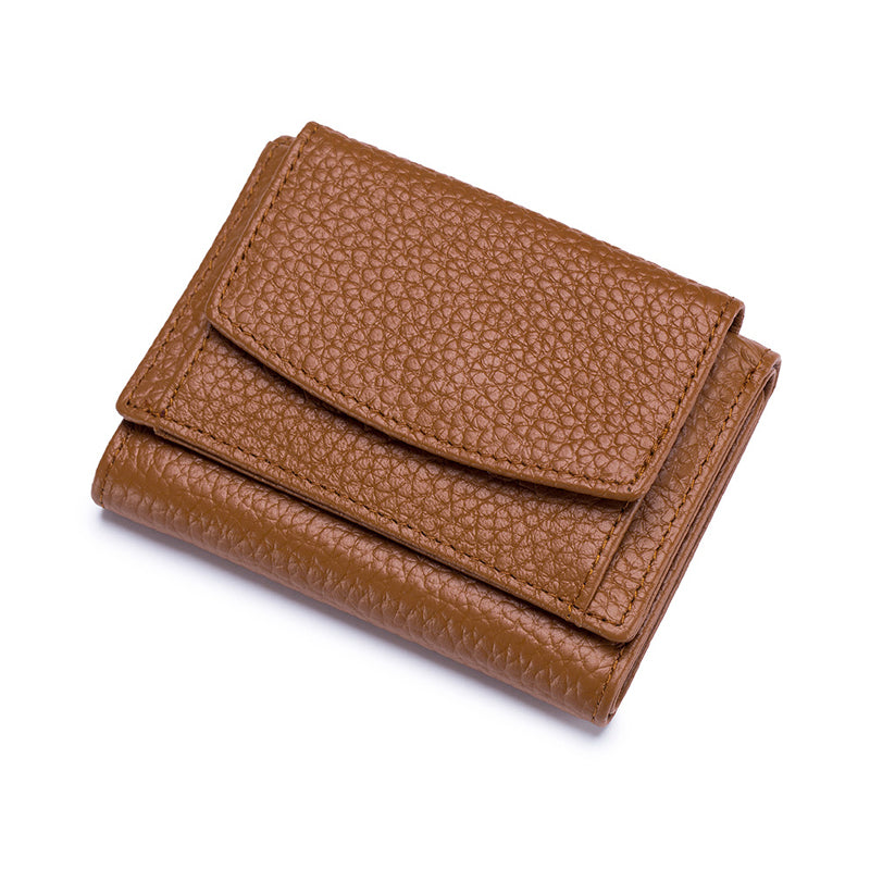 Handcrafted RFID wallet made of soft leather