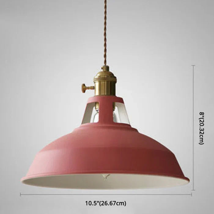 IronGlow Industrial Retro Hanging Lamp made of Metal, E27