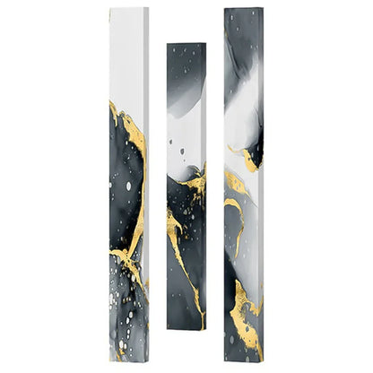 Abstract Gray Liquid Marble Canvas Art for Modern Home Decor