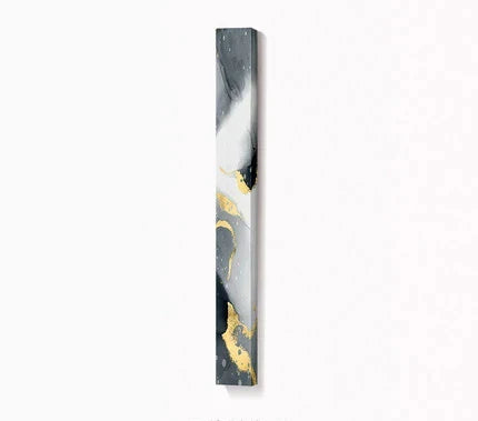 Abstract Gray Liquid Marble Canvas Art for Modern Home Decor