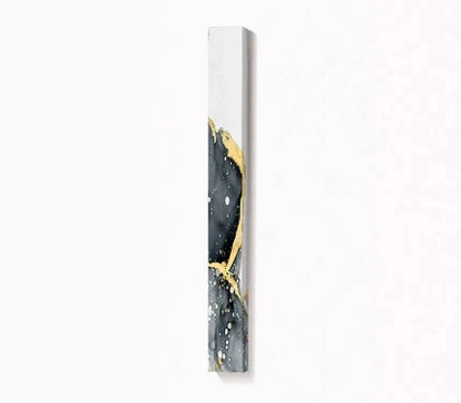 Abstract Gray Liquid Marble Canvas Art for Modern Home Decor