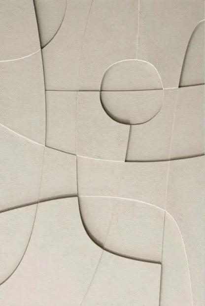 Abstract Minimalist 3D Design Canvas Wall Art for Modern Decor