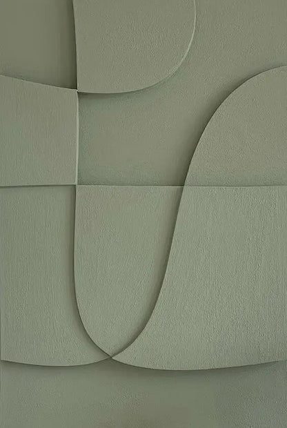 Abstract Minimalist 3D Design Canvas Wall Art for Modern Decor