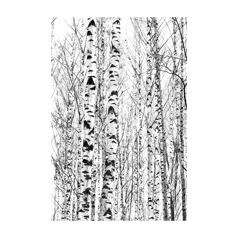 Black & White Wilderness Deer Eagle Landscape Canvas Wall Art Decor