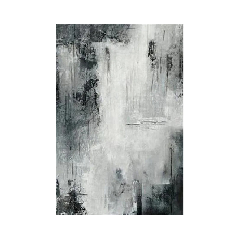 Blue Gray Contemporary Abstract Canvas Art for Living Room & Office