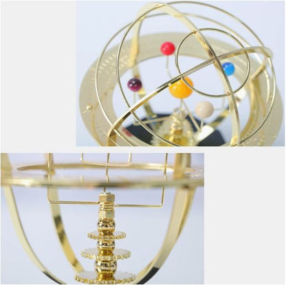 Grand Orrery Model Handmade Mechanical Brass Solar System Replica (5 Planets)