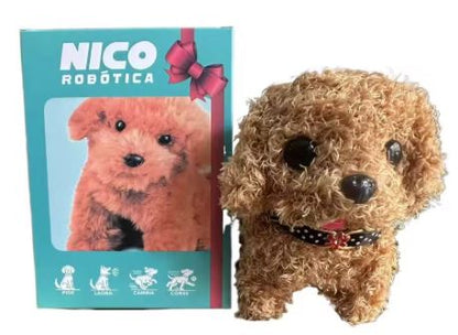 Interactive plush dog with realistic movements – For children & seniors