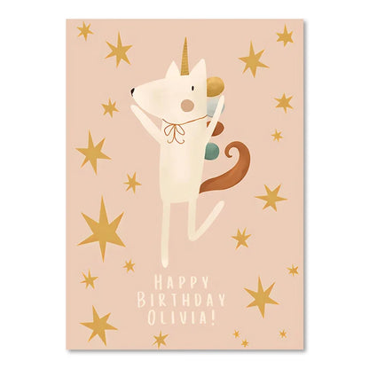 Cute Baby Animals Nursery Wall Art Canvas Prints for Kids' Room Decor