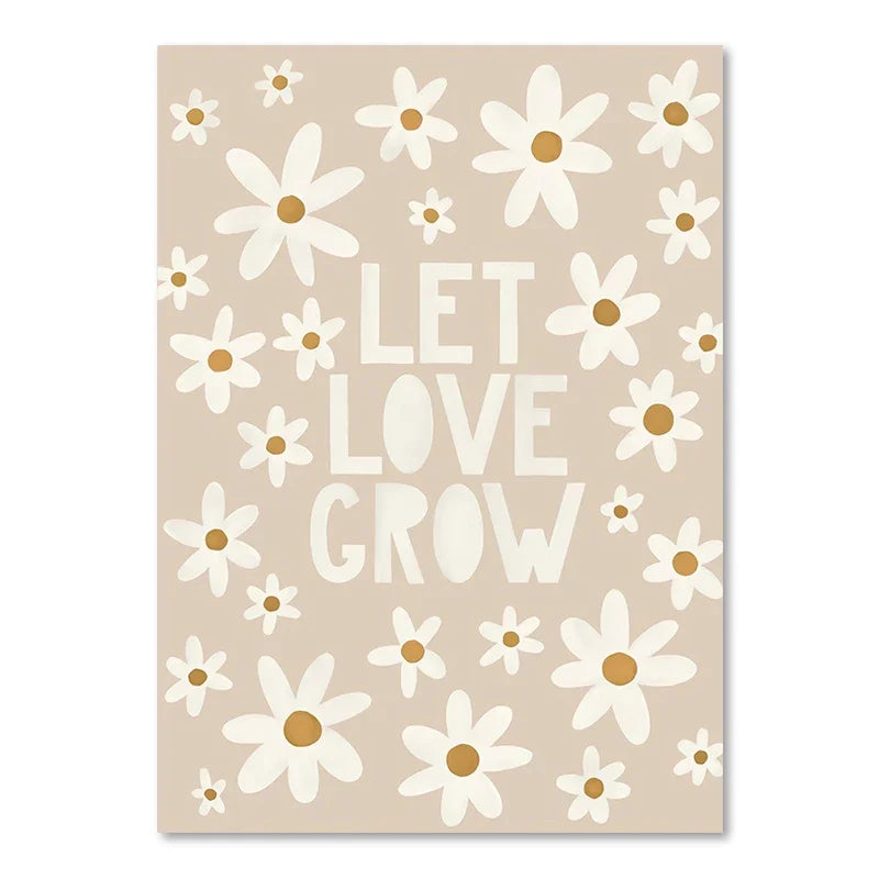 Cute Baby Animals Nursery Wall Art Canvas Prints for Kids' Room Decor