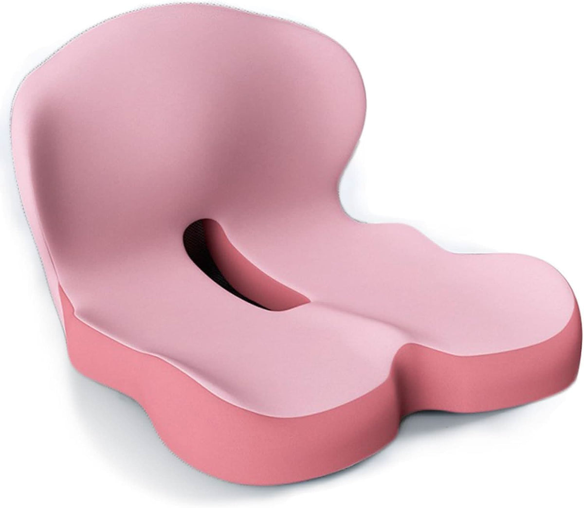 Ergonomic seat cushion with lumbar support