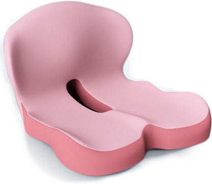 Ergonomic seat cushion with lumbar support