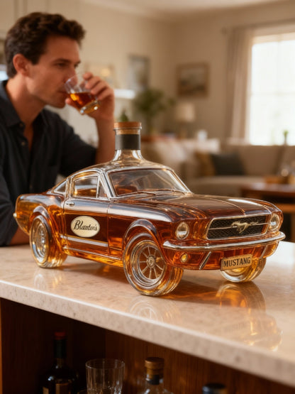 Mustang Car-Shaped Whiskey Decanter