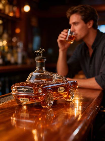 Mustang Car-Shaped Whiskey Decanter