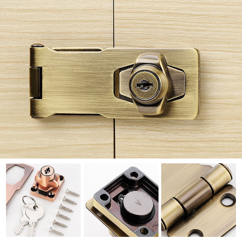 Door lock bolt | Installation without drilling with key