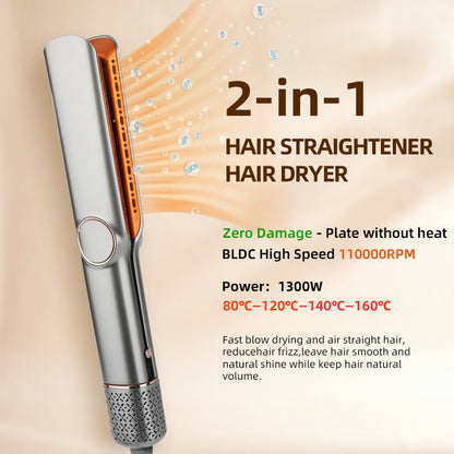 2-in-1 Hair Dryer & Straightener for Effortless Styling