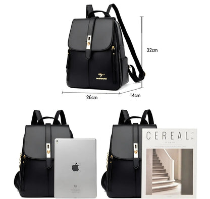 Alena Backpack - Luxurious and High-Quality Leather Women's Handbag