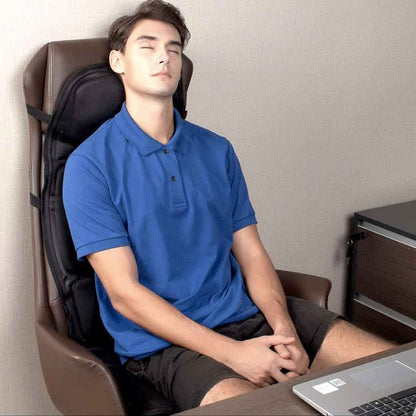 8-Mode heated massage seat cushion for back, neck & full body relaxation – Perfect for car & home