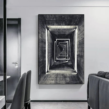 Minimalist Abstract Architectural Canvas Prints for Modern Decor