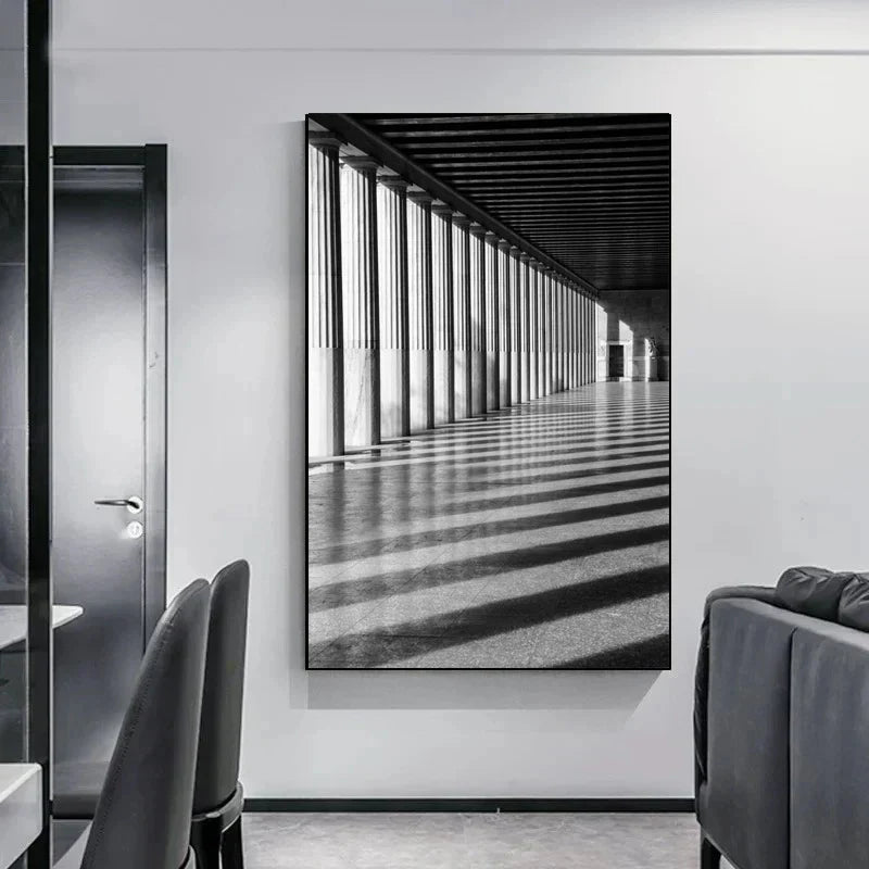 Minimalist Abstract Architectural Canvas Prints for Modern Decor
