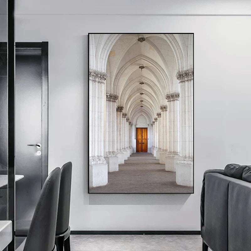 Minimalist Abstract Architectural Canvas Prints for Modern Decor