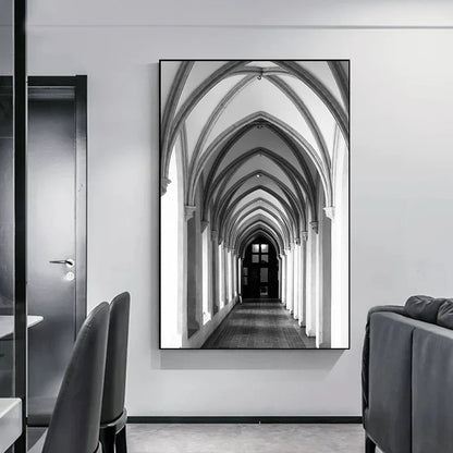 Minimalist Abstract Architectural Canvas Prints for Modern Decor