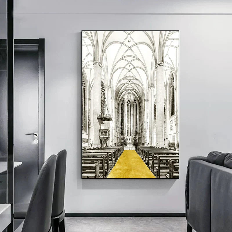 Minimalist Abstract Architectural Canvas Prints for Modern Decor