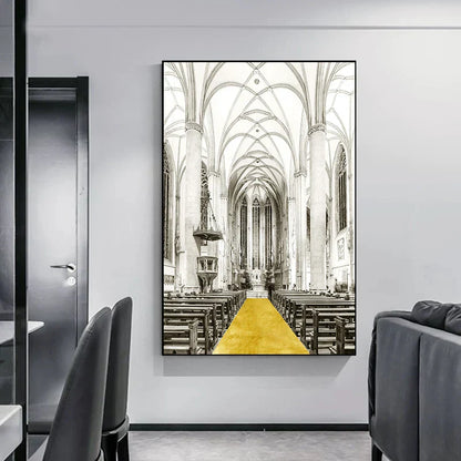 Minimalist Abstract Architectural Canvas Prints for Modern Decor