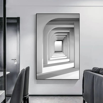 Minimalist Abstract Architectural Canvas Prints for Modern Decor