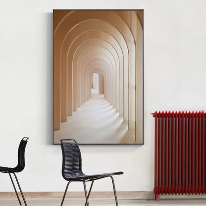 Minimalist Abstract Architectural Canvas Prints for Modern Decor