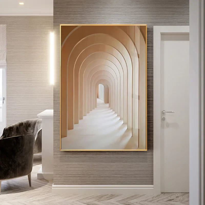 Minimalist Abstract Architectural Canvas Prints for Modern Decor