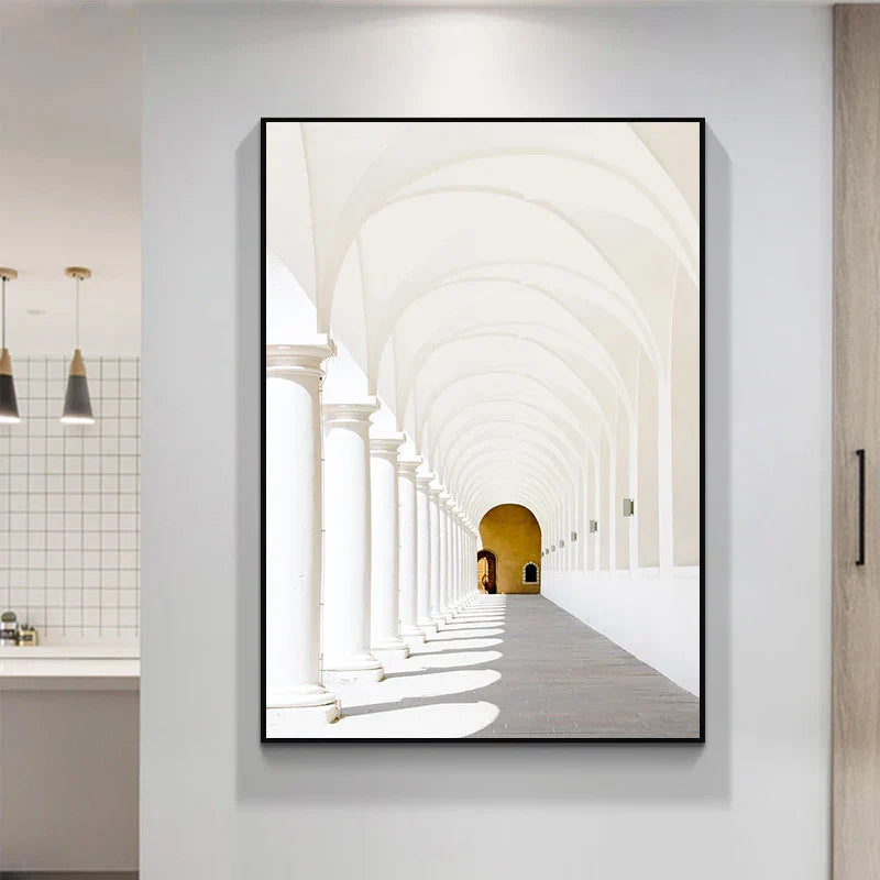 Minimalist Abstract Architectural Canvas Prints for Modern Decor