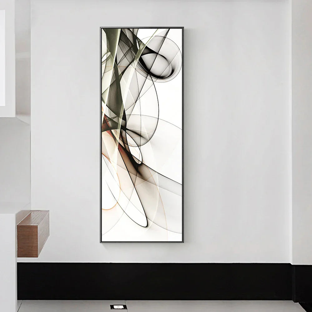 Minimalist Ethereal Abstract Canvas Wall Art for Modern Decor