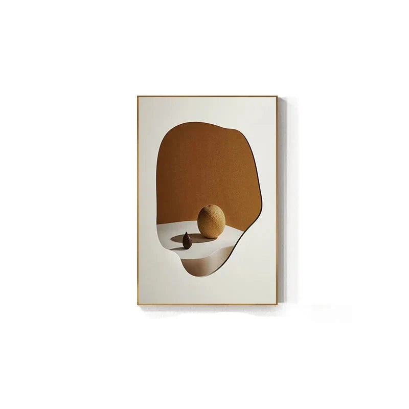 Modern Abstract Geometry Canvas Wall Art for Luxury Interiors