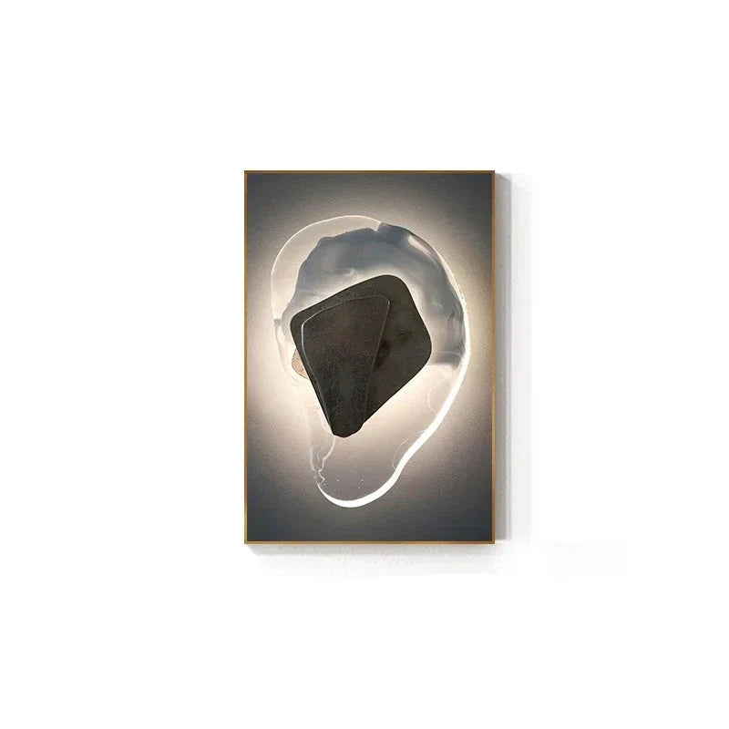 Modern Abstract Geometry Canvas Wall Art for Luxury Interiors