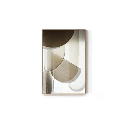 Modern Abstract Geometry Canvas Wall Art for Luxury Interiors