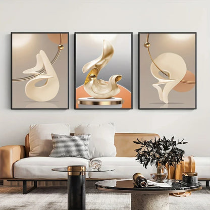 Modern Abstract Still Life Canvas Art for Luxury Home Decor