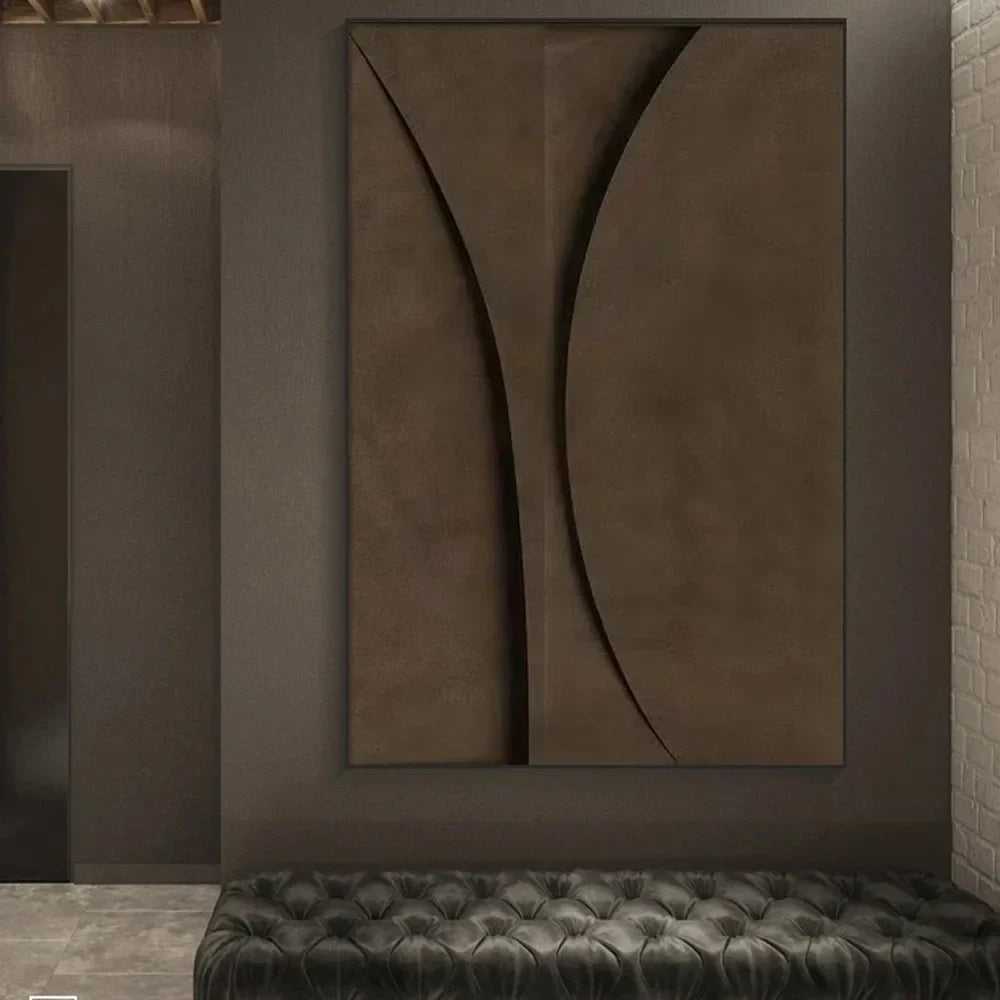 Modern Minimalist Geometric Lines Canvas Wall Art for Living Room
