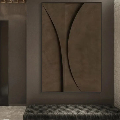 Modern Minimalist Geometric Lines Canvas Wall Art for Living Room