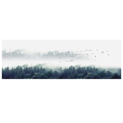Mountain Lakes Forest Wilderness Canvas Wall Art for Living Room Decor
