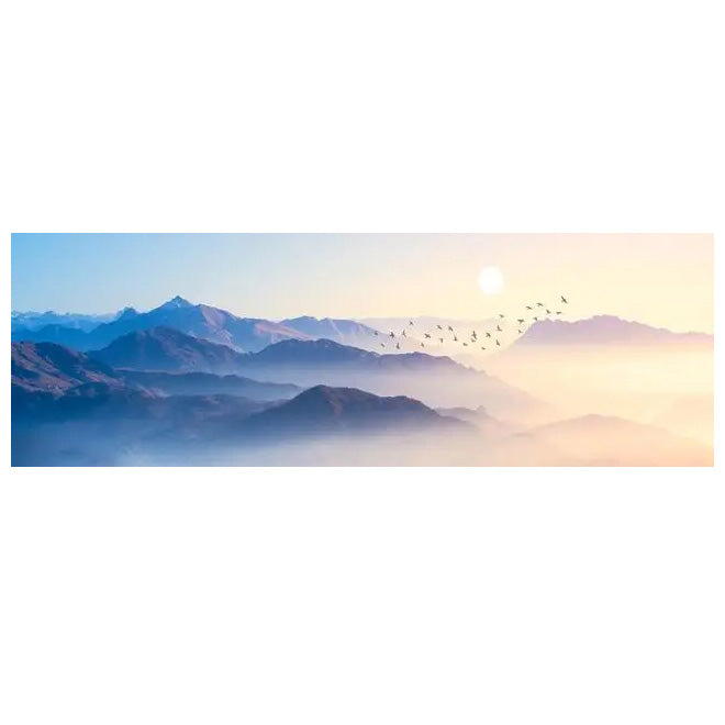 Mountain Lakes Forest Wilderness Canvas Wall Art for Living Room Decor