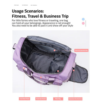 Travel Bag Sport-Duffle | Multiple Compartments with Shoe Compartment
