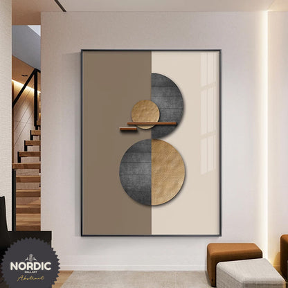 Nordic Abstract Geometric Wall Art Canvas Prints for Home Decor